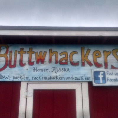 Buttwhackers fish packing shack
