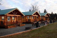 Cabins-In-a-Row-Evening