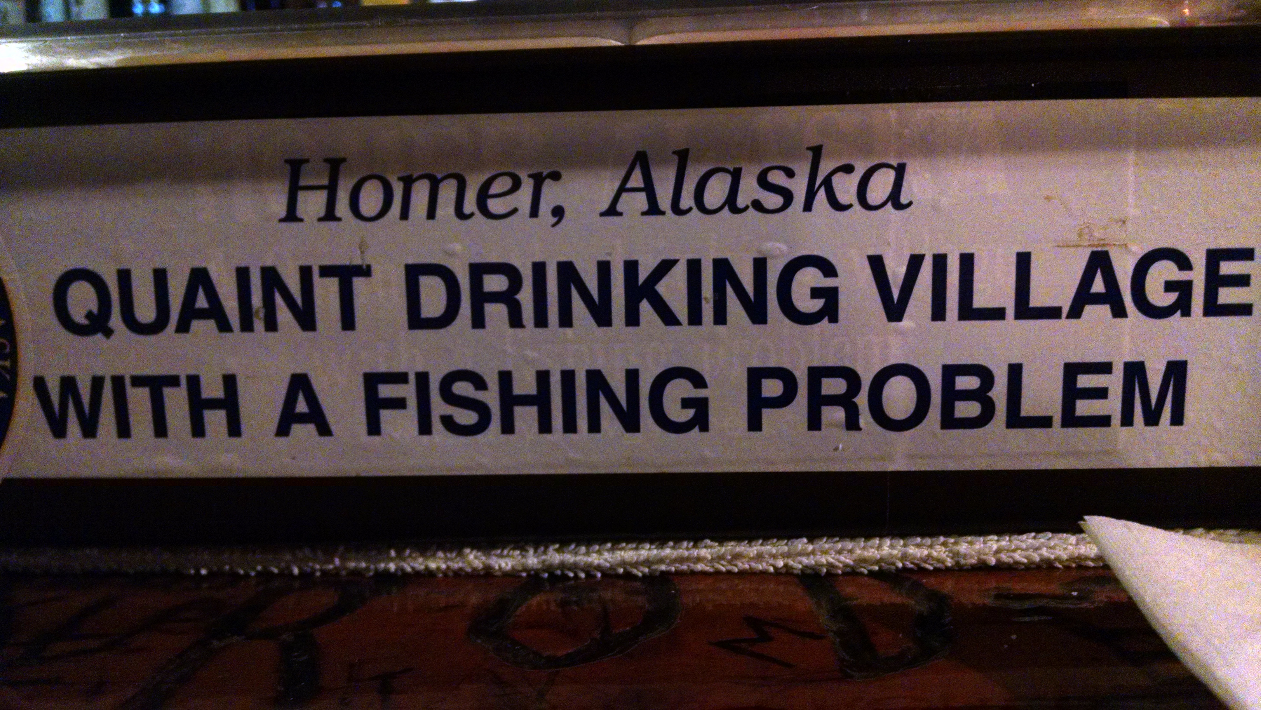 Home Alaska bar sign
