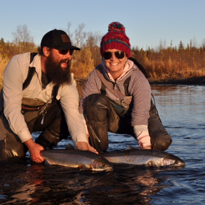 Showing off a Steelhead double before release