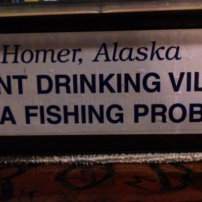 Home Alaska bar sign