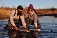 Showing off a Steelhead double before release