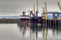 Time Bandit fishing boat in harbor