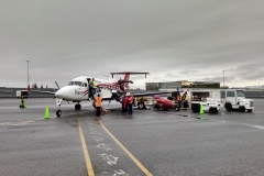 Small plane in Homer Alaska airport